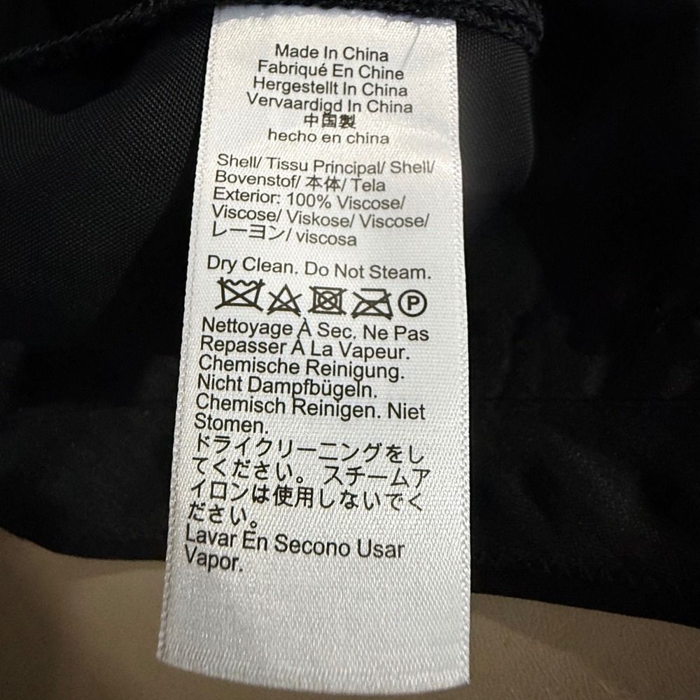 J.Crew Essential Pant Black Wide Leg Pleated High Rise Trousers Womens 12 - Picture 13 of 13